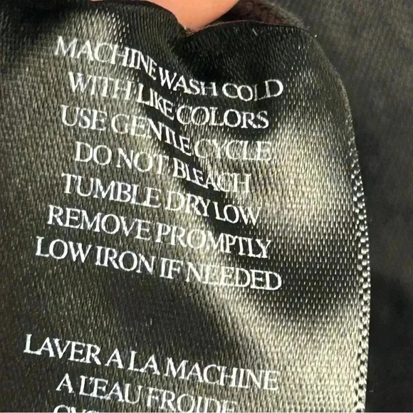 Blank NYC Womens Size Medium Linen Blend Drape Jacket Mixed Media Black - Picture 8 of 12